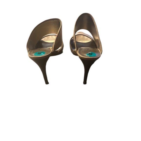 Jessica Simpson Mule Heels, Beige, Size 8 - Picture 2 of 4